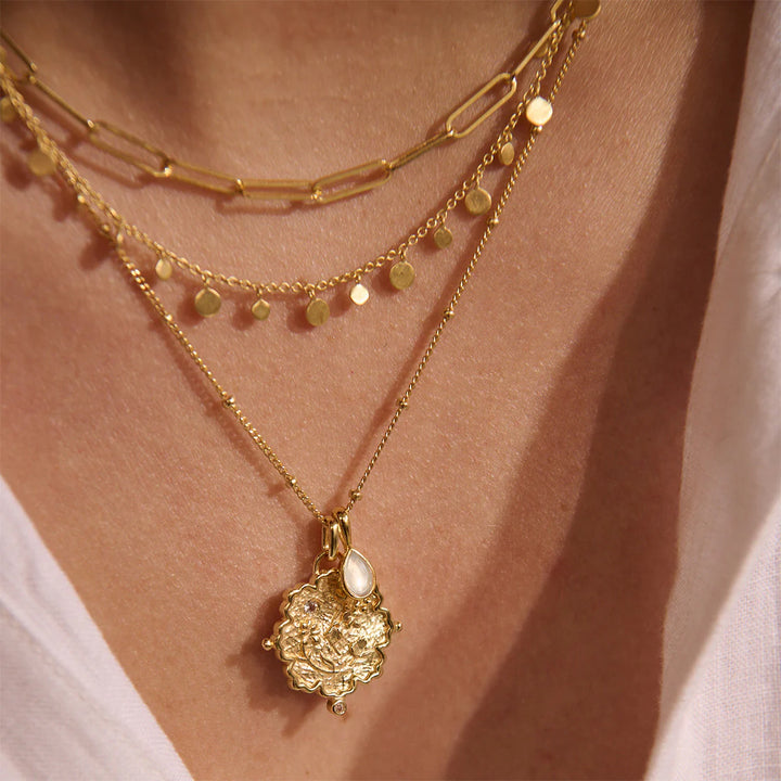 Loved Always Pendant Necklace - Gold