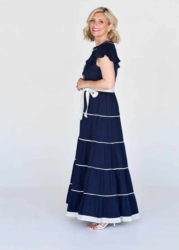 Lucilla Navy Dress