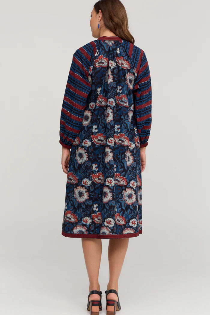 Mia Dress - Indigo Rose