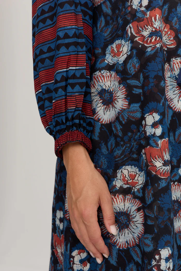Mia Dress - Indigo Rose