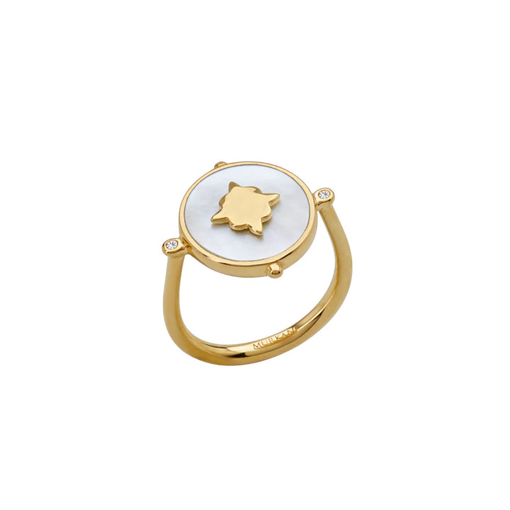 Temple Moon Ring  - Gold