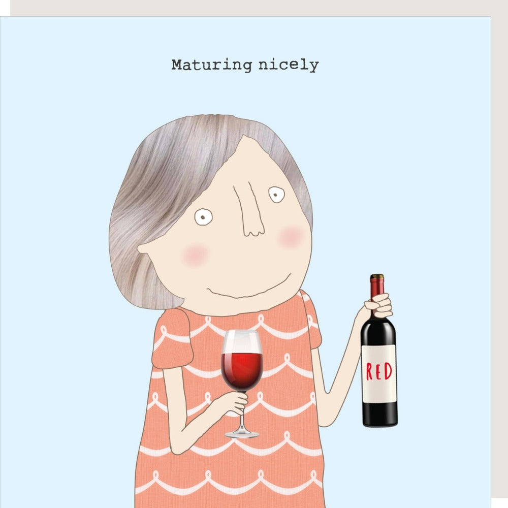 Rosie Made a Thing Maturing Greeting Card