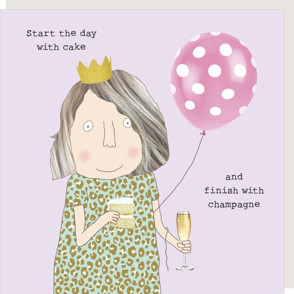 Rosie Made a Thing Start the Day Greeting Card