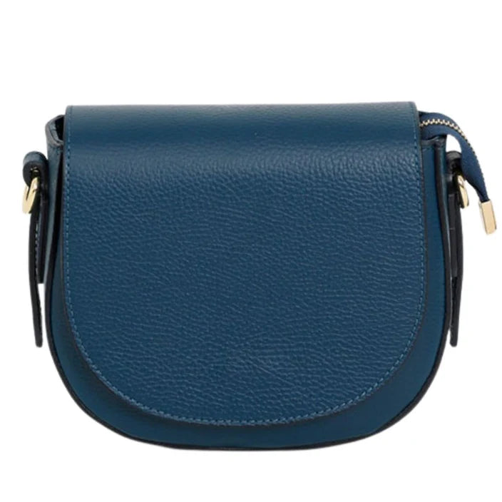 Gabrielle Leather Handbag - Navy