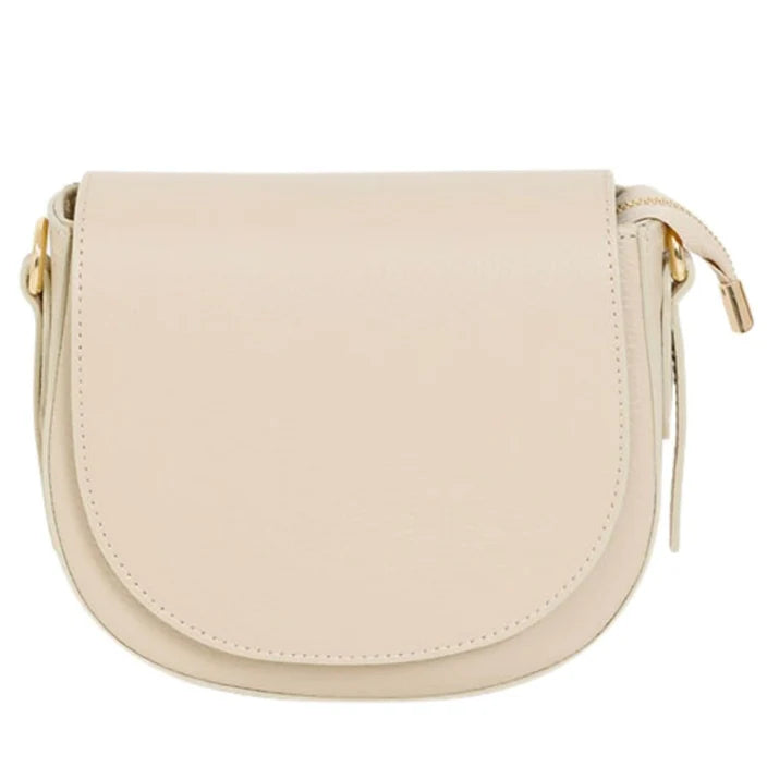 Gabrielle Leather Handbag - Cream