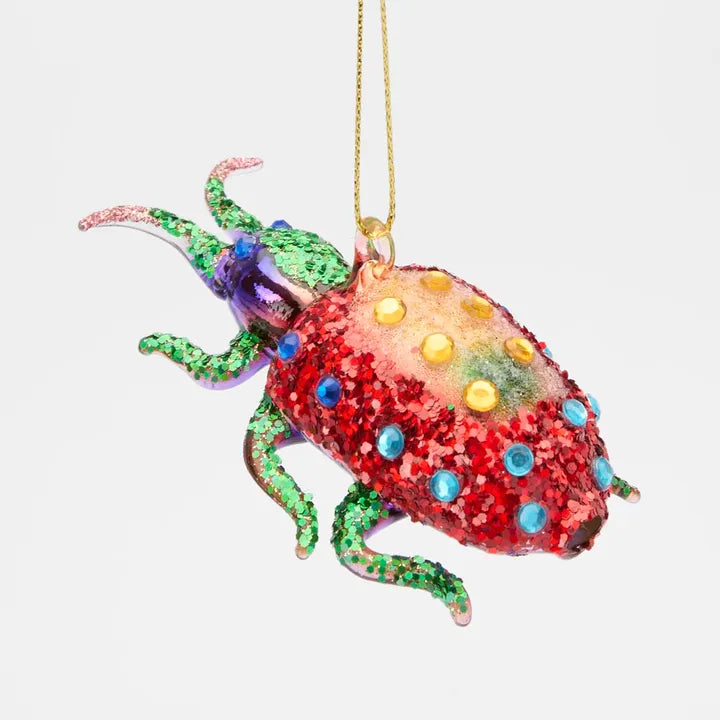 Majestic Sunset Beetle Hanging Decoration