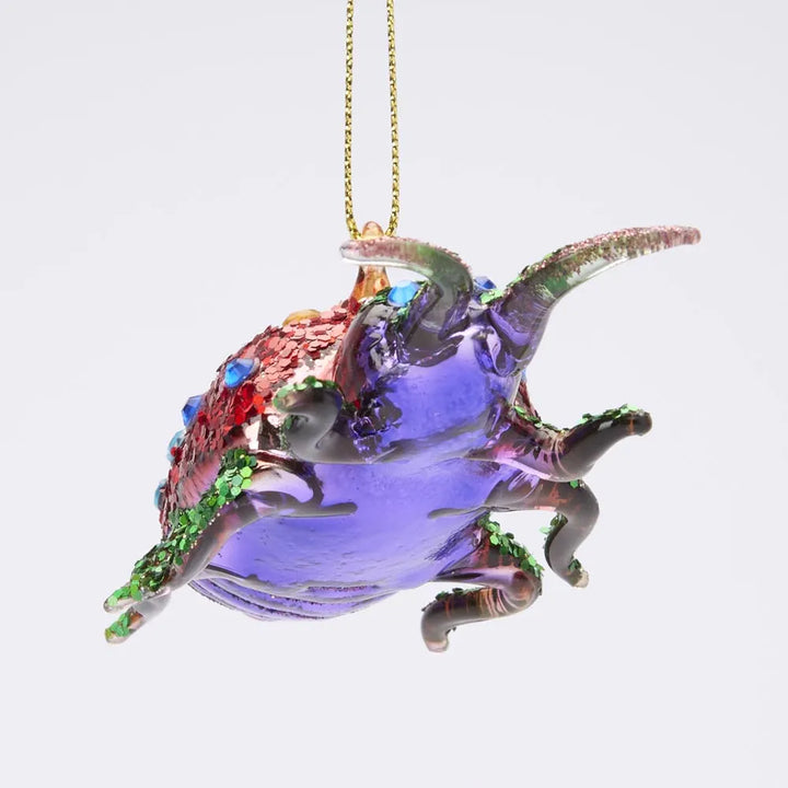 Majestic Sunset Beetle Hanging Decoration