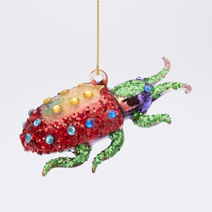 Majestic Sunset Beetle Hanging Decoration
