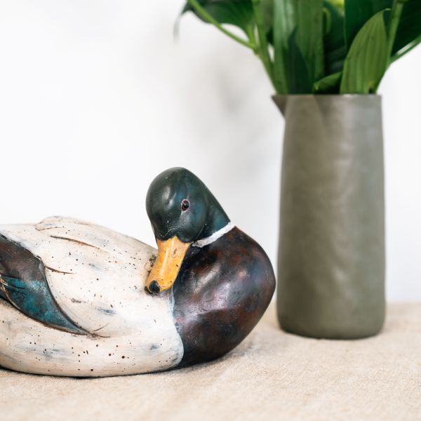 Mallard Duck Sculpture - Medium