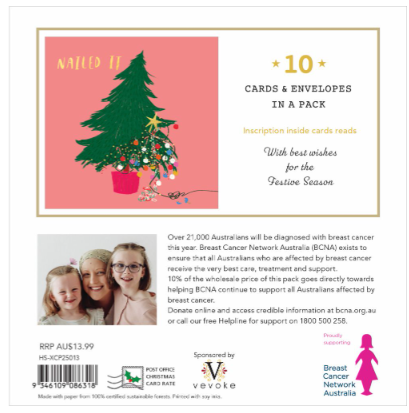 BCNA Nailed It - Charity Christmas Card Pack