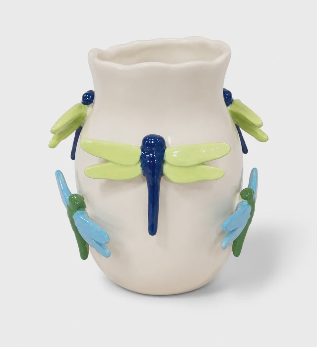 Dragon Fly Vase - Blue & Green
