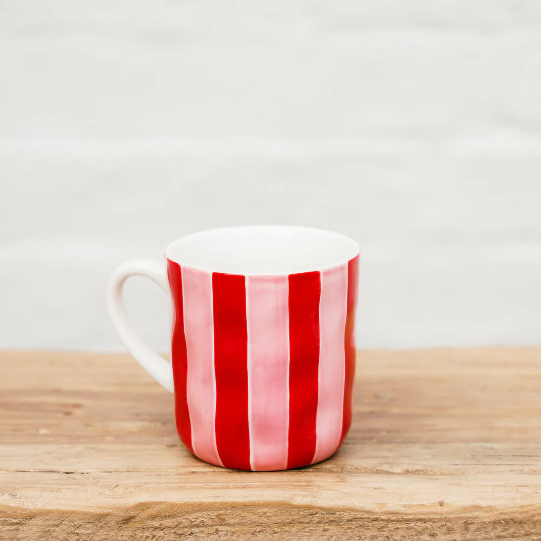 Mug | Pink & Red Stripe