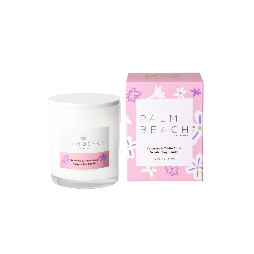 Palm Beach Tuberose & White Musk Candle