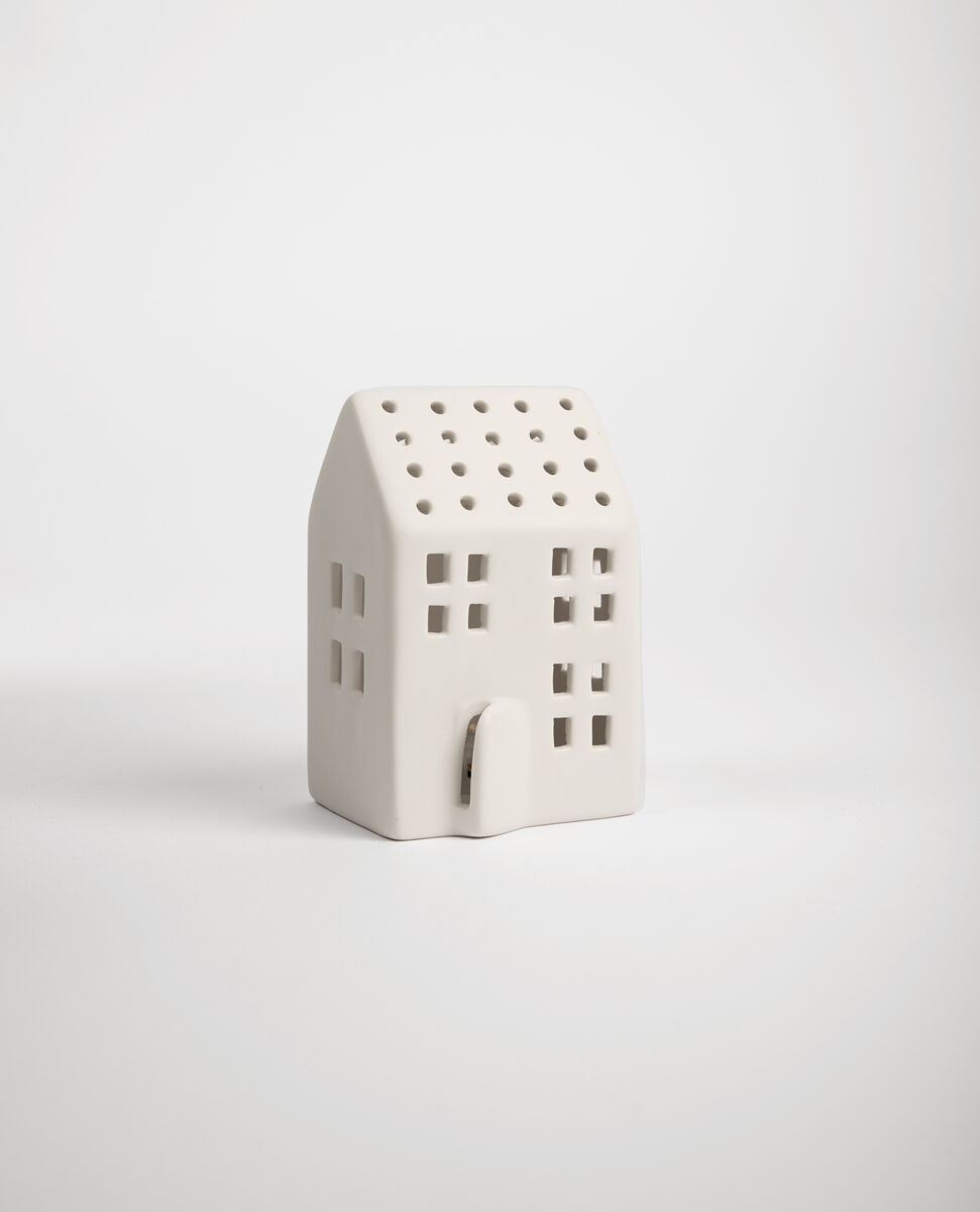Poem LED Standing Porcelain House - Small - 12cm
