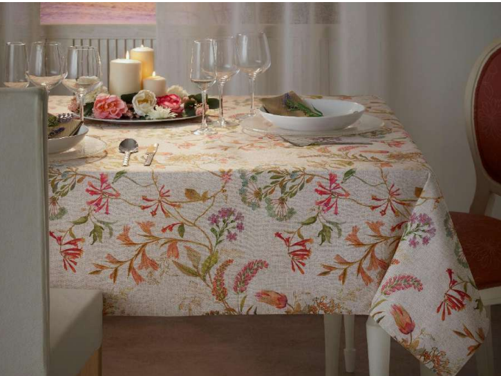 Large Stain Resistant Tablecloth