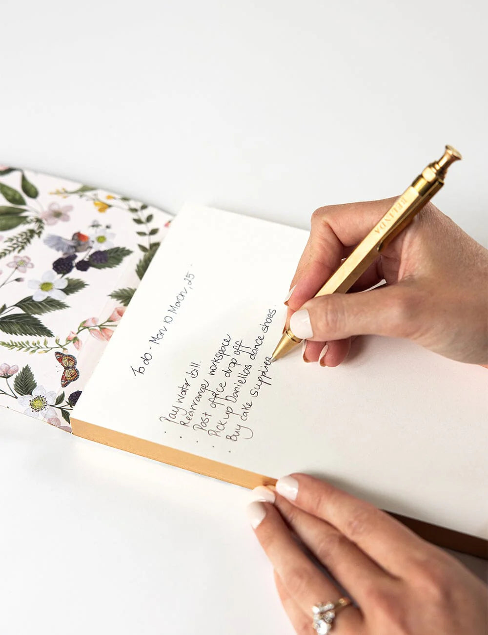 Pink Cockatoo Notepad Desktop Jotter