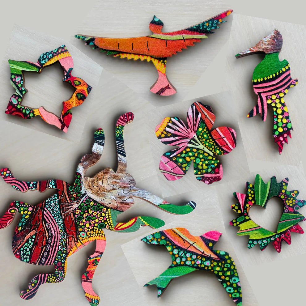Wooden Jigsaw - Powderpuff Lily 248 pc