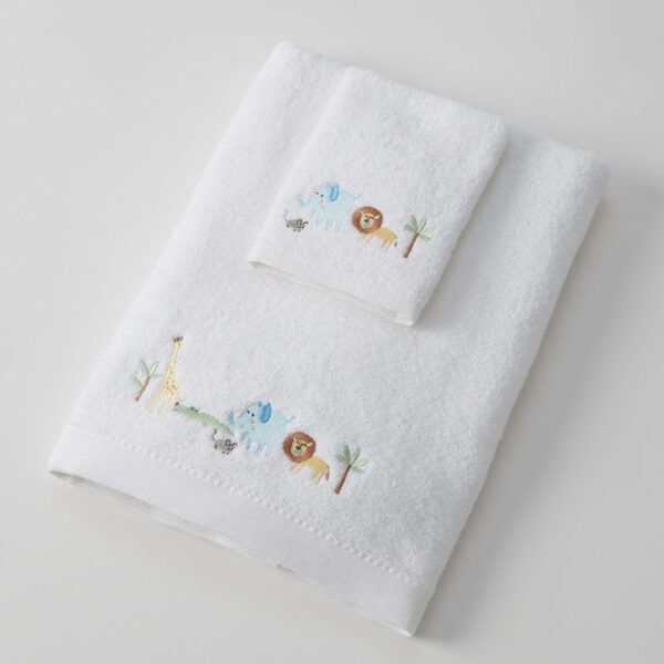 Jungle Adventure Bath Towel & Face Washer Set