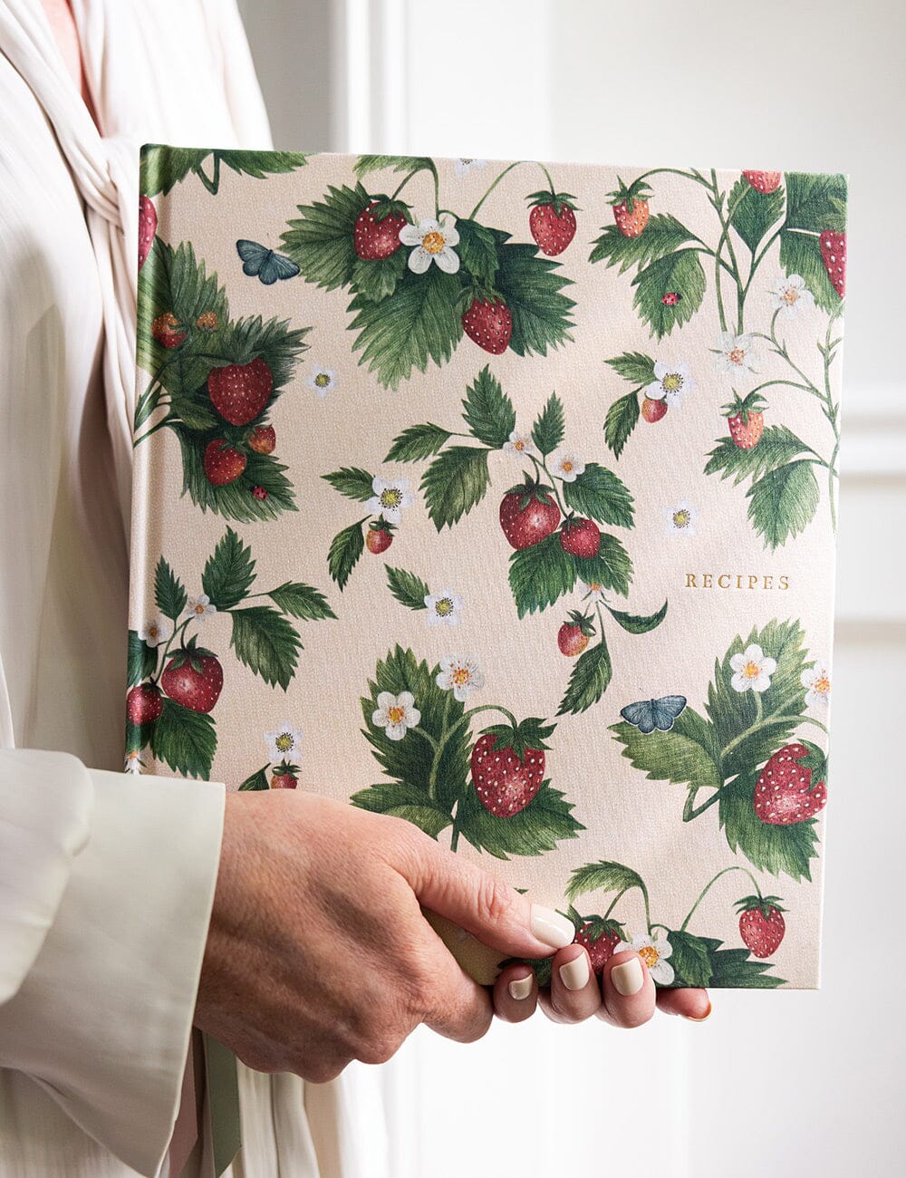 Heirloom Recipe Book Journal - Strawberries