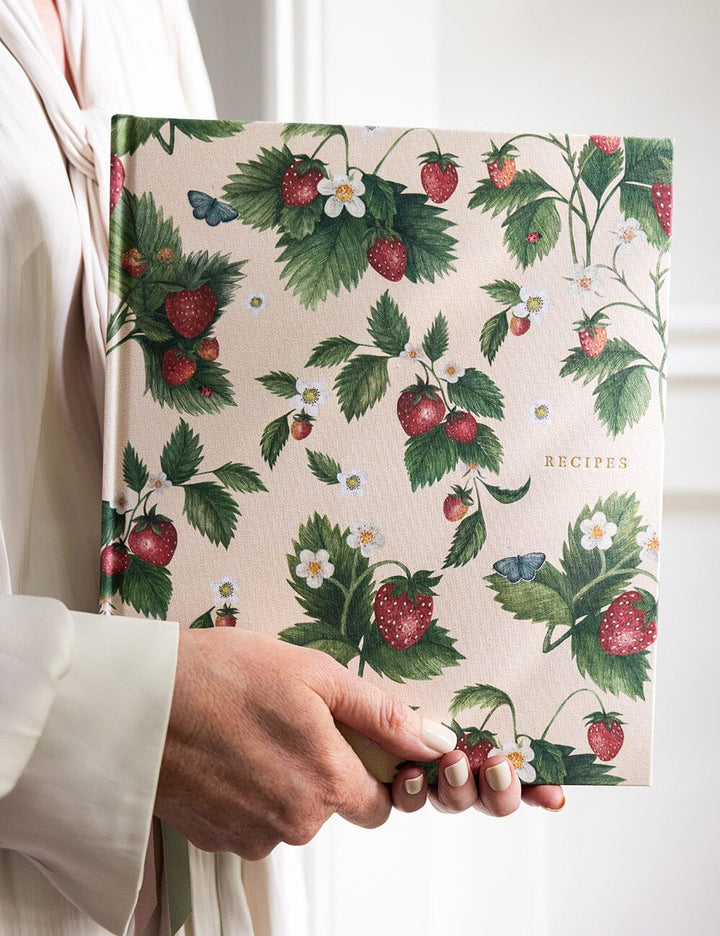 Heirloom Recipe Book Journal - Strawberries