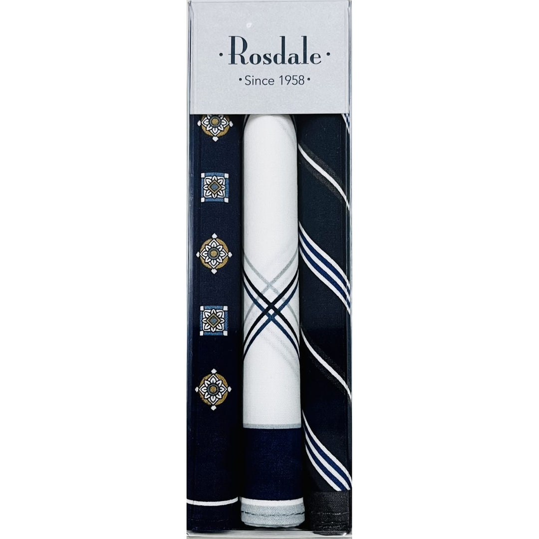 Mens Armando Caruso Handkerchiefs 3 Pack