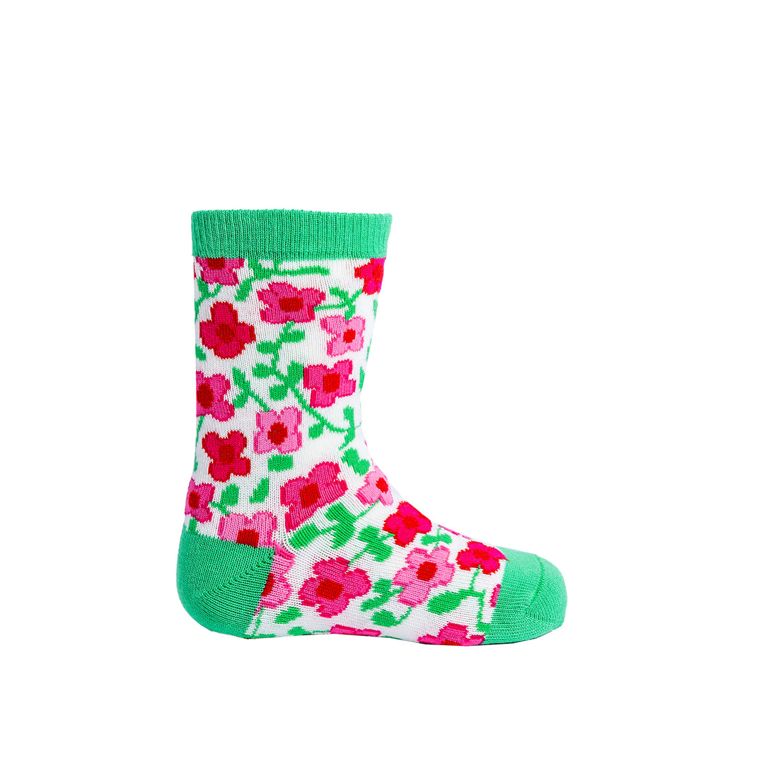 Ruby Red Shoes Socks (Ages 2-4) -Ruby Loves Flowers