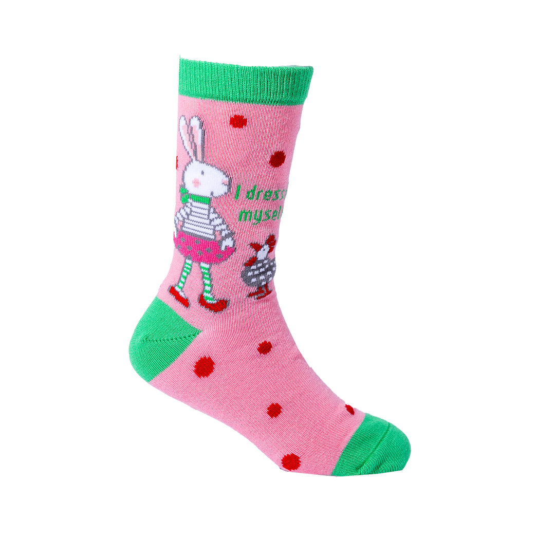 Ruby Red Shoes Socks (Ages 4-6) - I Dressed Myself