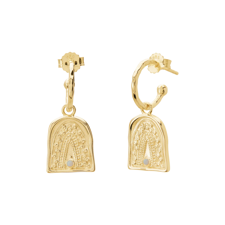 Rainbow Spirit Hoop Earrings