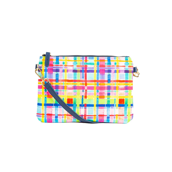 Lordy Dordie Rainbow Gingham Large Crossbody