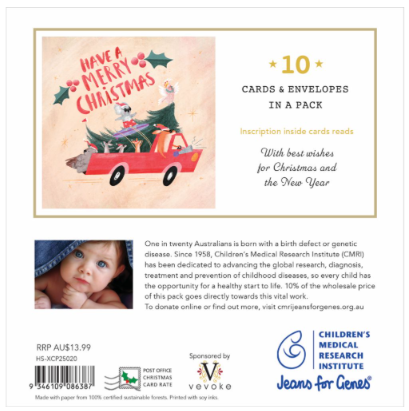CMRI Christmas Ride - Charity Christmas Card Pack