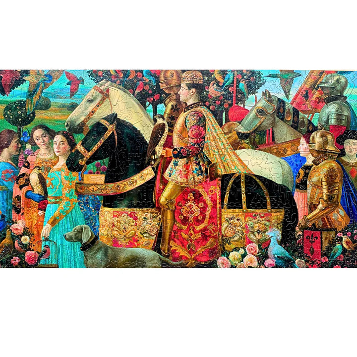 Wooden Jigsaw Puzzle - 671 pieces - Royal Hunt