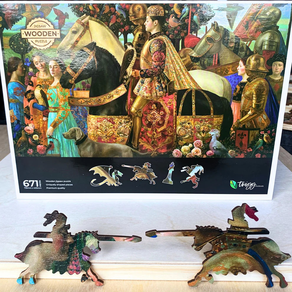 Wooden Jigsaw Puzzle - 671 pieces - Royal Hunt
