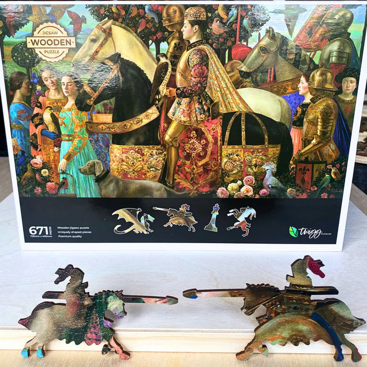 Wooden Jigsaw Puzzle - 671 pieces - Royal Hunt