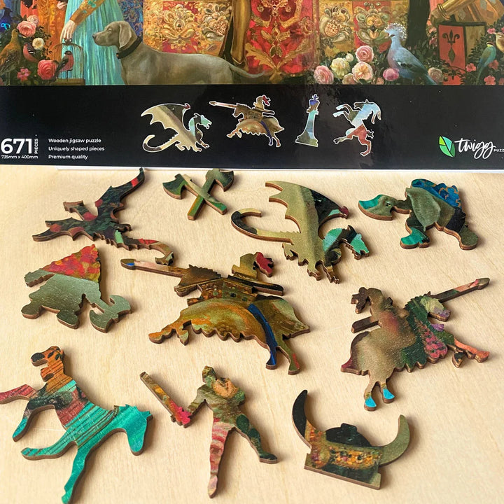 Wooden Jigsaw Puzzle - 671 pieces - Royal Hunt