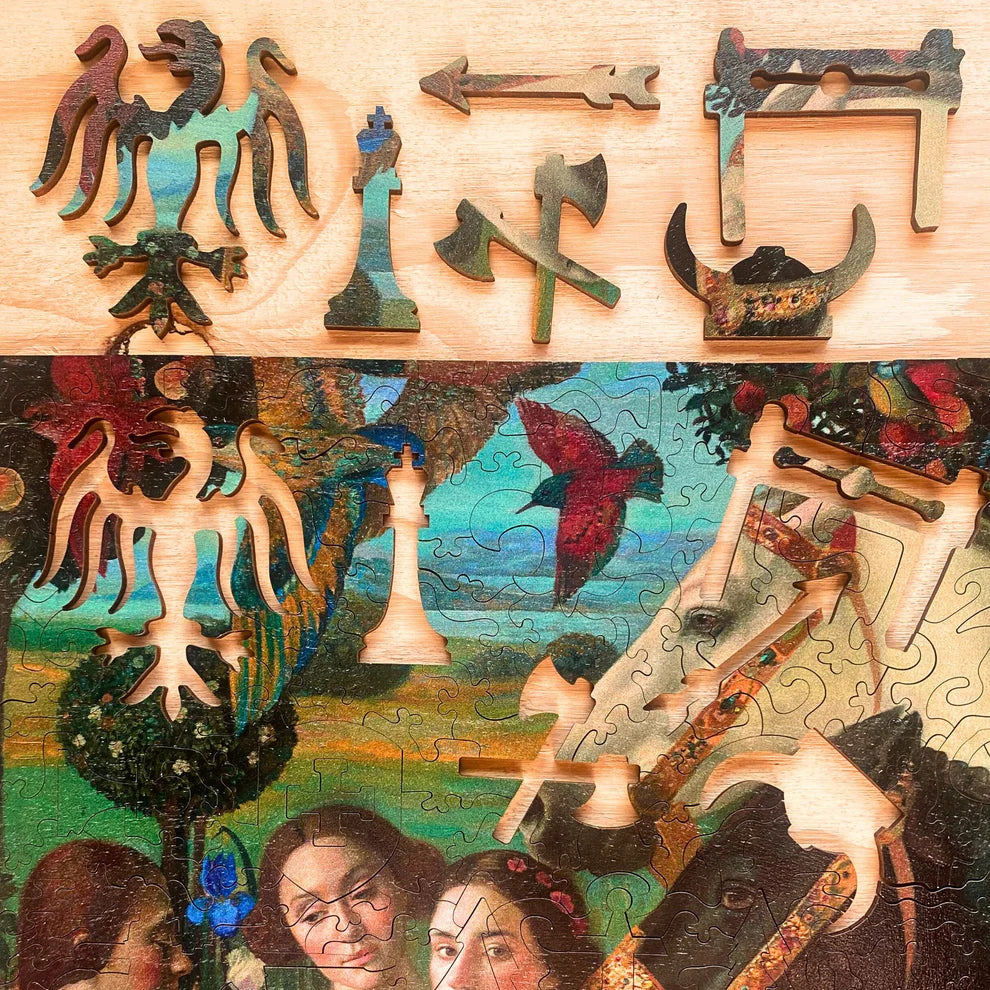 Wooden Jigsaw Puzzle - 671 pieces - Royal Hunt