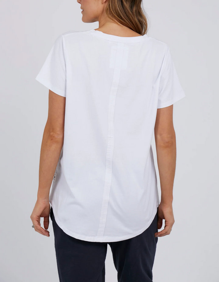 Elm Fortune Vee Tee - White