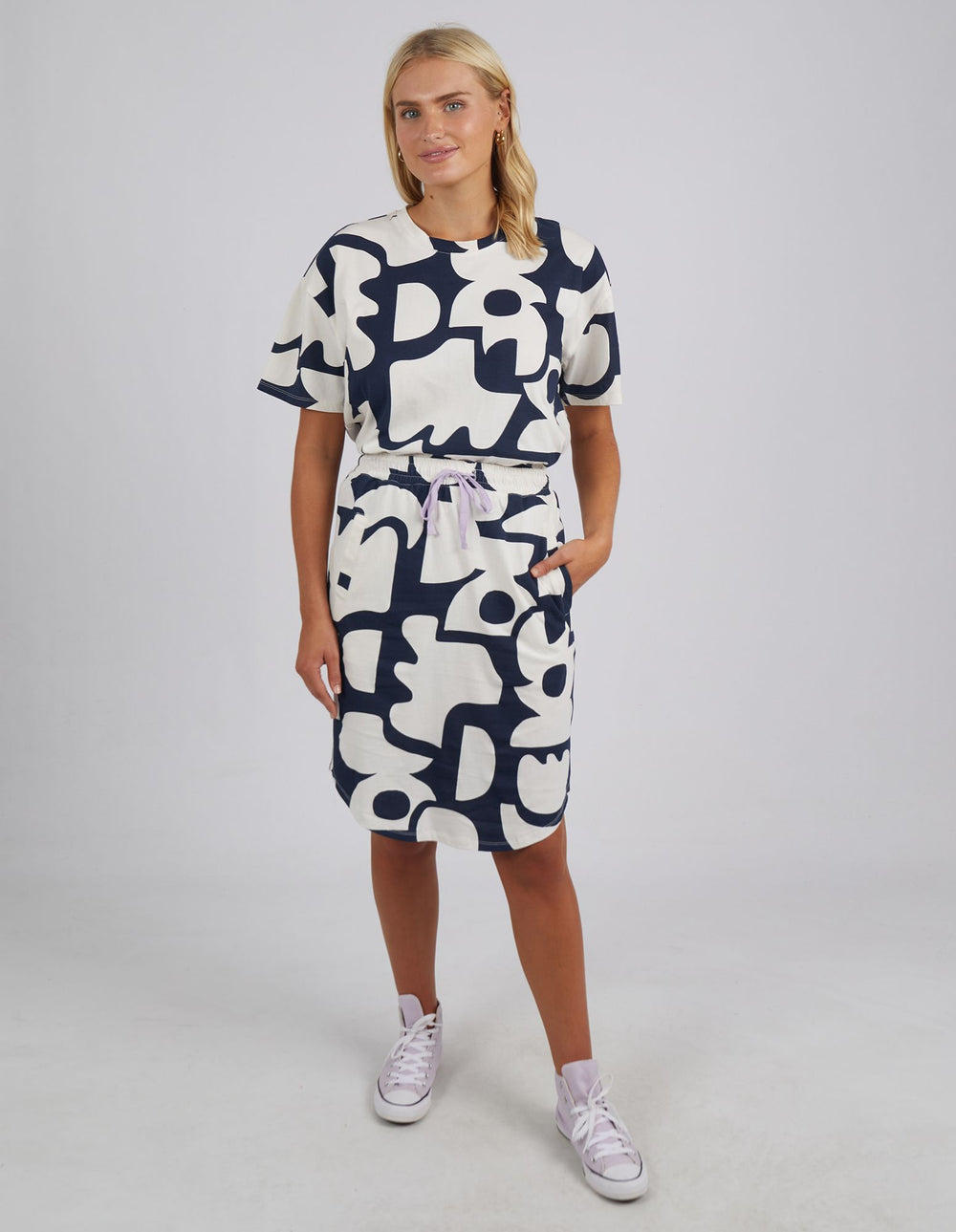 Elm Navy Miro Skirt
