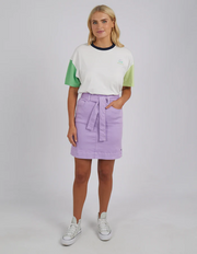 Elm Clio Denim Skirt - Periwinkle