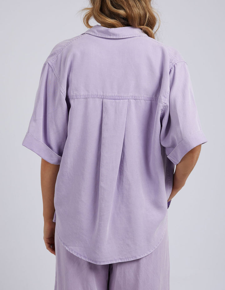 Elm Bliss Washed Shirt - Periwinkle
