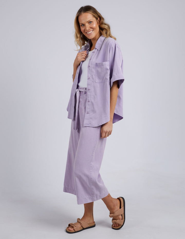 Elm Bliss Washed Shirt - Periwinkle