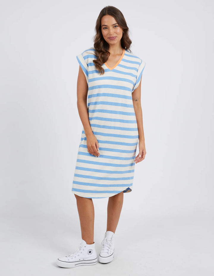 Elm Sunny Tee Dress - Azure