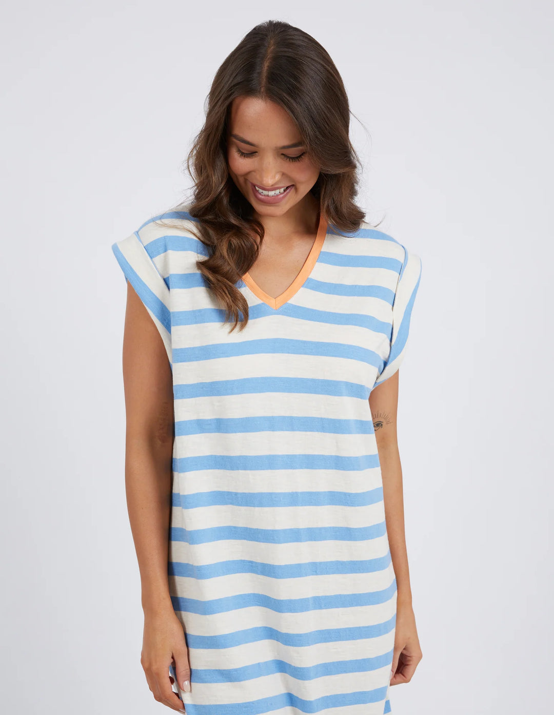 Elm Sunny Tee Dress - Azure