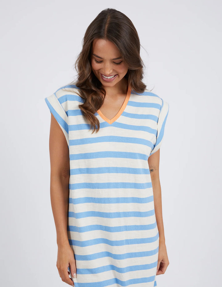 Elm Sunny Tee Dress - Azure