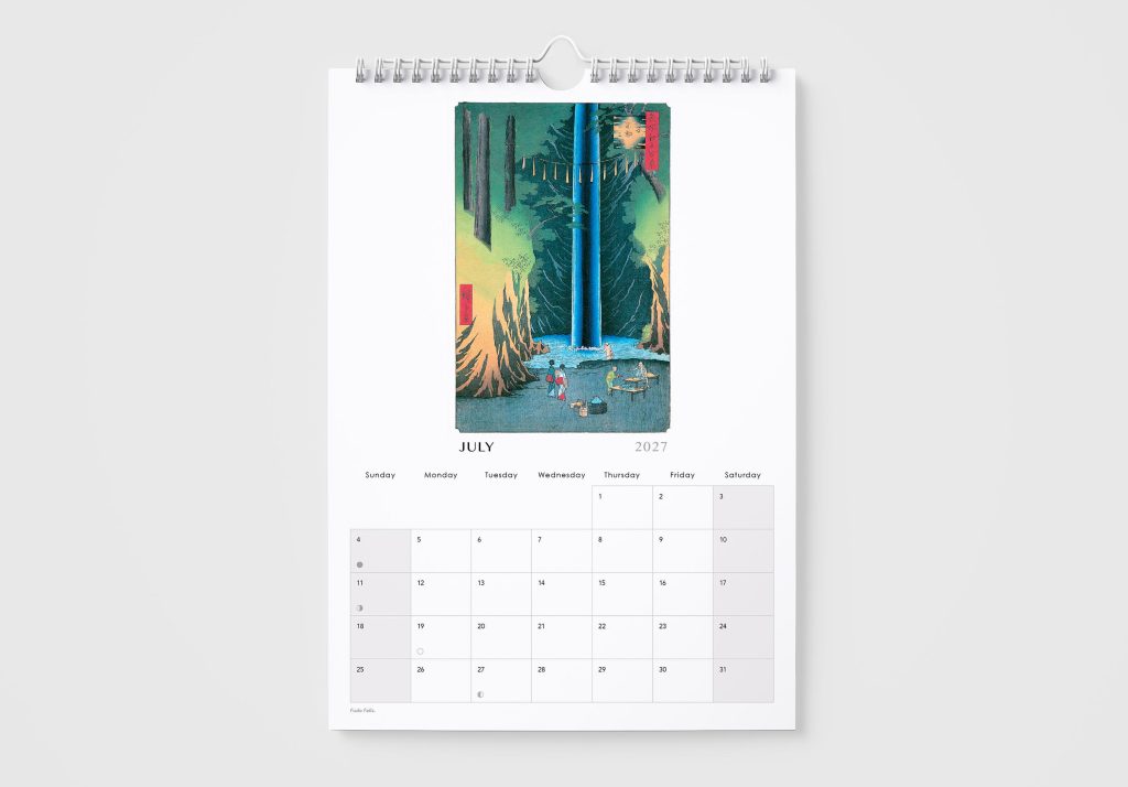 2027 Japanese Woodblock Prints Wall Calendar