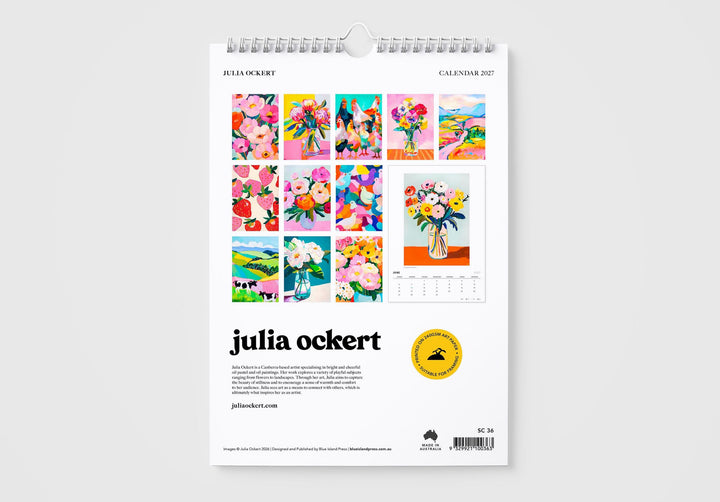 2027 Julia Ockert Wall Calendar - Format 2