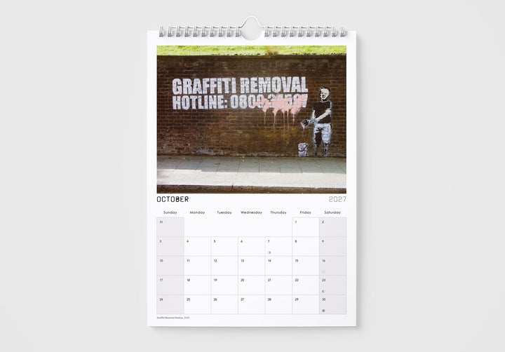 2027 Banksy Wall Calendar
