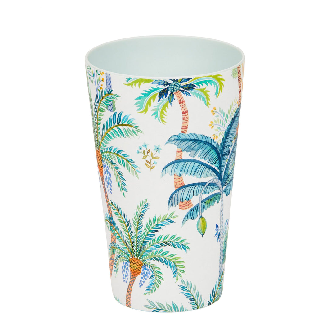 Melamine Cup - Vintage Palm White