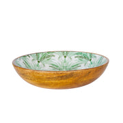 Mangowood Bowl 30 cm - Palm Leaf