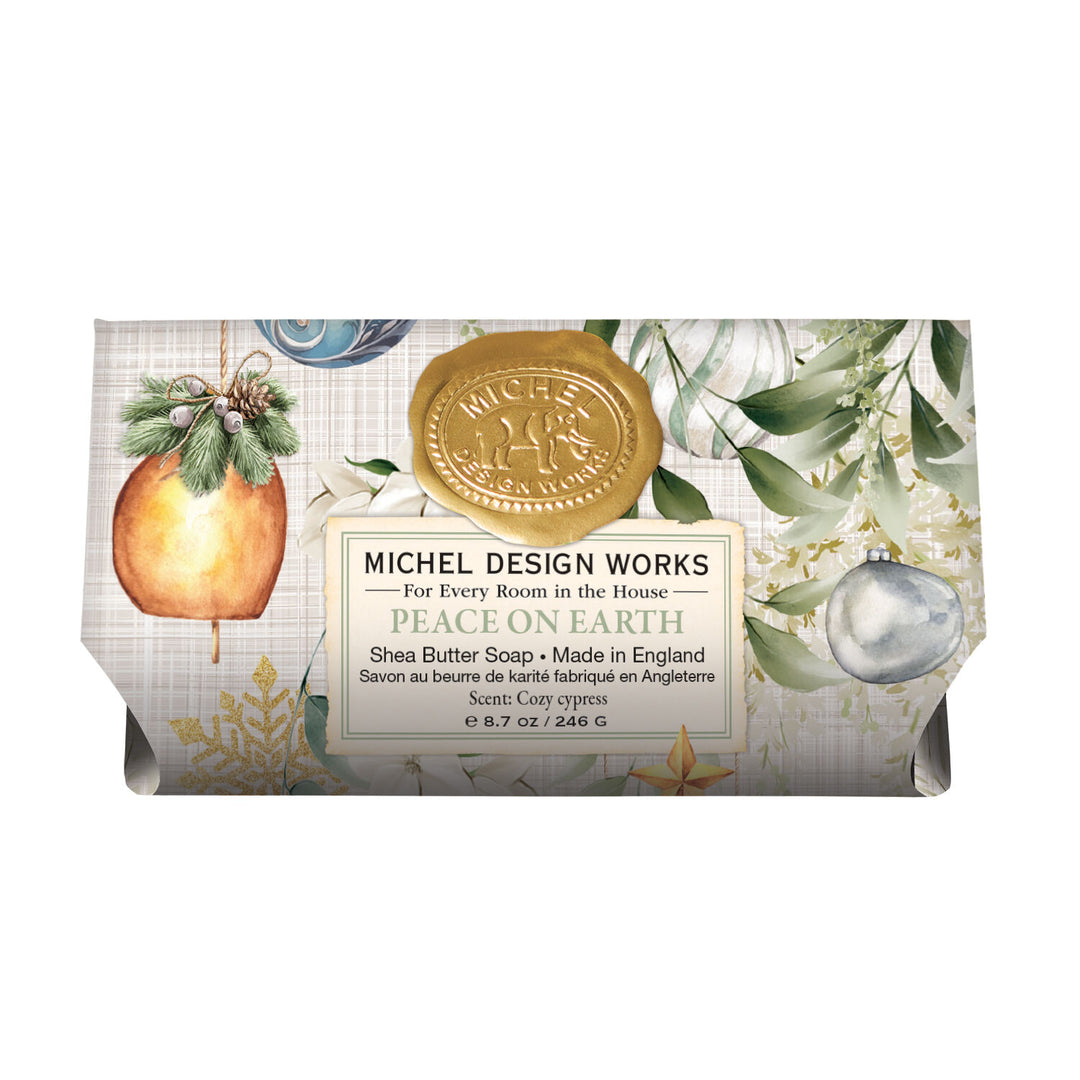 Michel Design Works Large Soap Bar - Peace on Earth