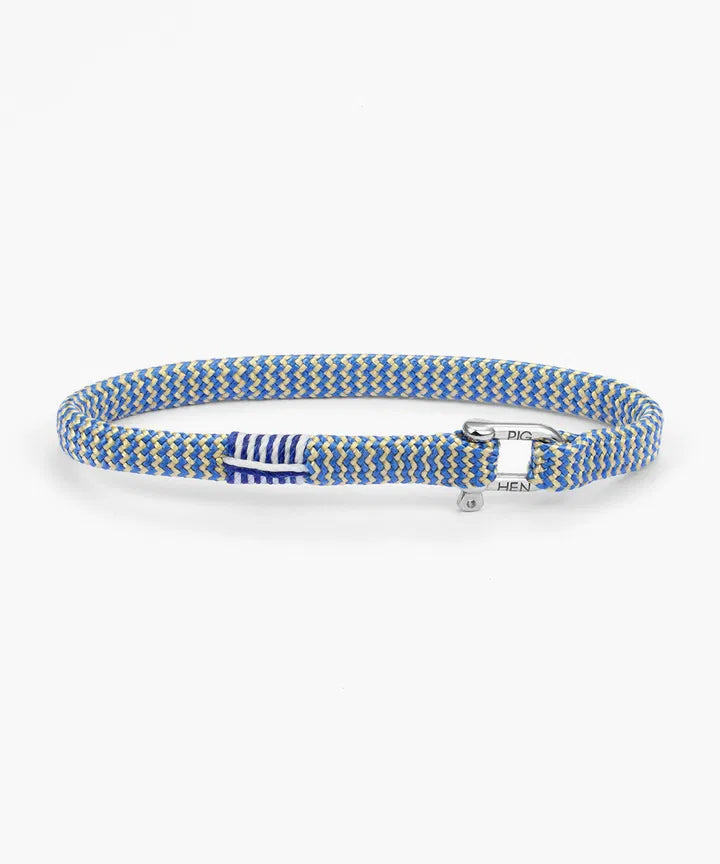 Women's Franky Bracelet - Royal Blue, Lemon and Silver